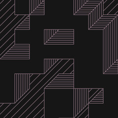 Implementation of Edward Zajec&rsquo;s &ldquo;Il Cubo&rdquo; from 1971. Essentially a Truchet tile set of 8 tiles and rules for placement art illustration