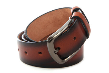 Men's belt made of genuine animal leather
