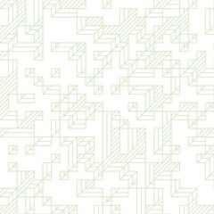 Implementation of Edward Zajec’s “Il Cubo” from 1971. Essentially a Truchet tile set of 8 tiles and rules for placement art illustration