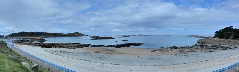 Joli paysage de mer à Trébeurden en Bretagne - France
