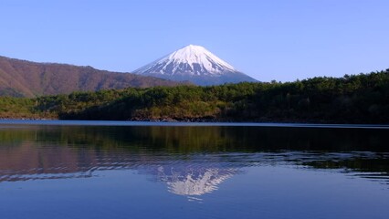Mount Fuji from Nenba in Lake Saiko 04/22/2022