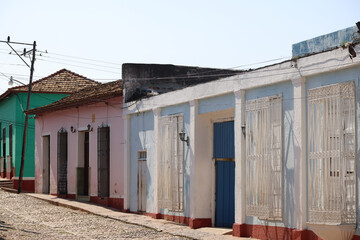 Colonial houses in Trinidad, Cuba
