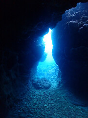 石垣島・美ら海海底の洞窟