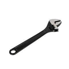 New metal parrot wrench for plumbing and mechanics isolated on white background