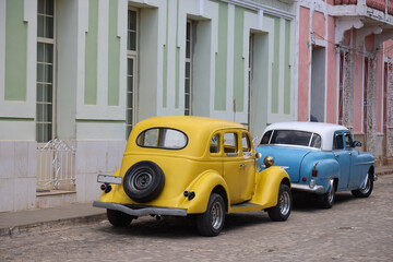 Vintage cars in Trinidad, Cuba