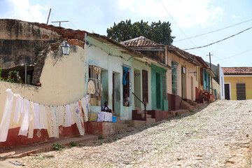 Colonial houses in Trinidad, Cuba