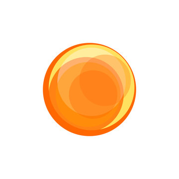 Sun logo. Abstract sun icon