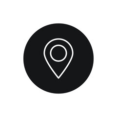 pin location vector for website symbol icon 
