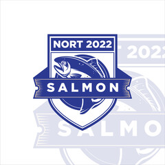 Logo for fish restaurant or fish market