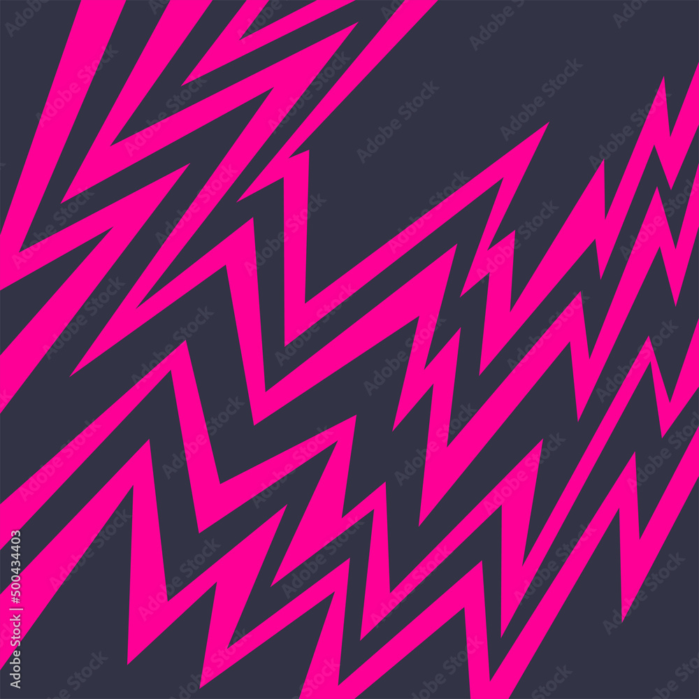 Poster minimalist background with gradient jagged zigzag pattern