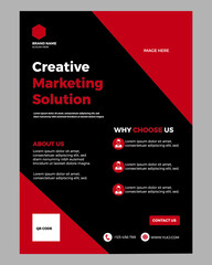 vector flyer design medical business 