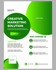 vector flyer design medical business 