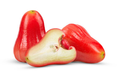 Rose apple isolated on white