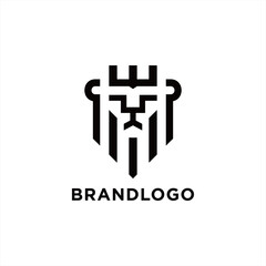 Obraz premium KING TIGER LOGO