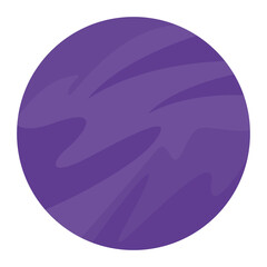 purple space planet
