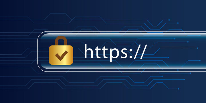 https safe web online search blue digital background