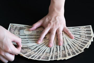 Take money