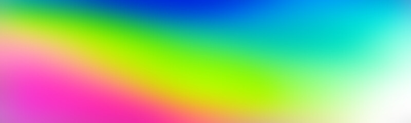 Wide modern abstract illustration colorful shape pale lime green. Empty vivid background, template mock up for display of product, business backdrop amaranth magenta violet. Gradient awesome blurred.