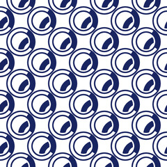 Figures seamless pattern. Stylized circles ornament. Geometric motif. Rounds background. Circle shapes ornate. Ethnic image. Digital paper, textile print, web design, abstract image. Vector artwork.