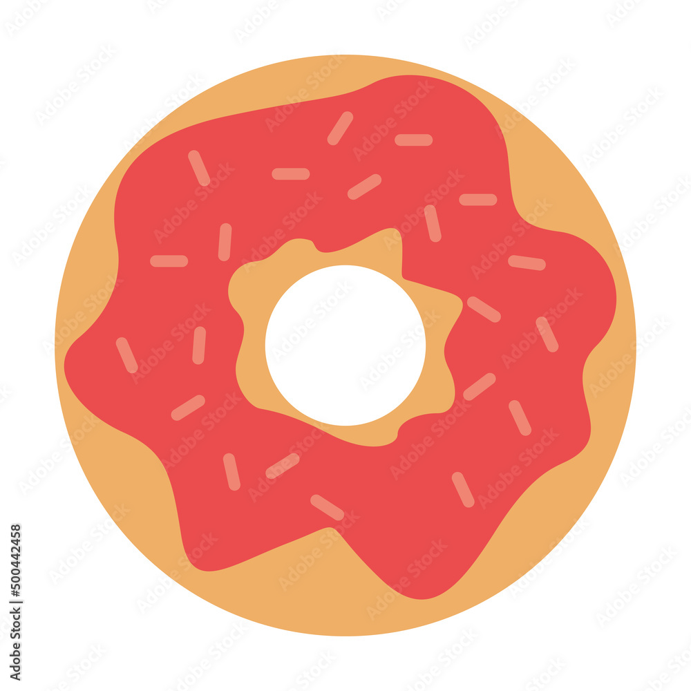 Poster delicious sweet donut