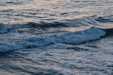 Naklejka na ściany i meble Ocean surface, small waves on the water