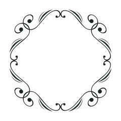 monochrome vintage style frame