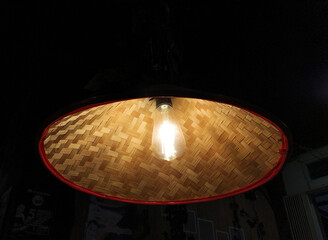 light bulb in the dark