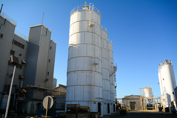 Silos for Storing Materials in Industrial Plant