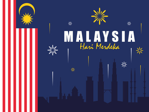 malaysia hari merdeka lettering
