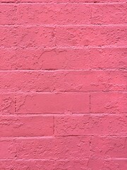 Vibrant red brick wall