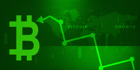 2d rendering bitcoin sign currency