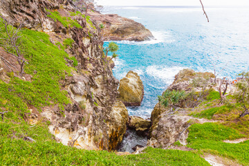 K&uuml;stenregion in Australien, gef&auml;hrliche Klippen
