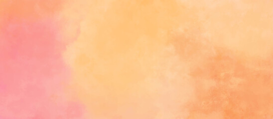 Fototapeta premium Mixed colorful background. Light Orange gradient digital grunge texture. Smooth multicolor watercolor grunge. abstract blurred background. Bright Autumn Colors Texture. Beautiful Acrylic Illustration.