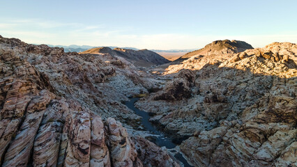 sunrise in the mountains