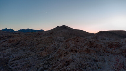 Fototapeta premium sunset in the mountains