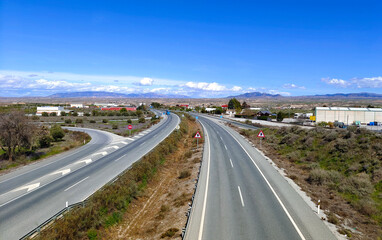 Highway in Baza village