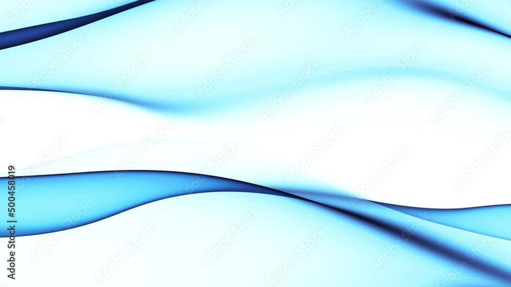 Poster abstract colorful wavy background in bright blue color on white backdrop. modern colorful wallpaper.