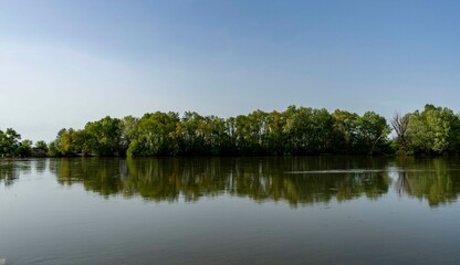 Spring reflections on the Maritsa River