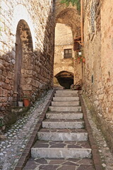 Stimigliano, borgo medievale della Sabina in centro Italia