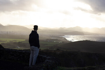 Pôr de Sol com na Ribeira Grande