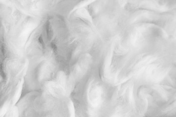 Fototapeta premium Cotton texture white soft fiber background