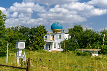 Central Geophysical Observatory in Kyiv, Ukraine. The building of the Kyiv Hydrometeorological Center
