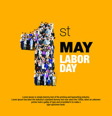 May 1st International Labor Day - obrazy, fototapety, plakaty