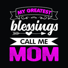 Mother's day t-shirt design vector