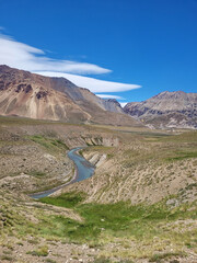 Beautiful Patagonian Landscape in Los Andes Mountain