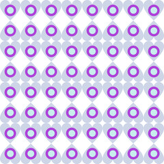 Abstract background with colorful circles, graphic design illustration wallpaper, textured template, seamless pattern with blue and purple buttons