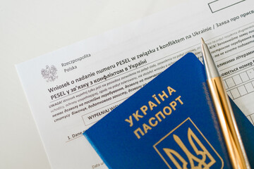 PESEL. National identification number in Poland. Polish ID. Official personal document