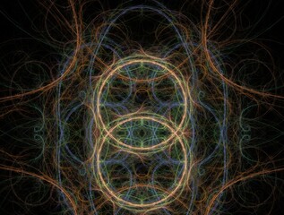 Imaginatory fractal abstract background Image