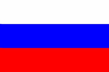 Russia flag  suitable for banner. Russian federation national flag