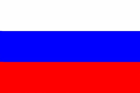 Russia flag  suitable for banner. Russian federation national flag